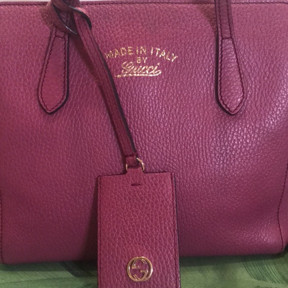 🍾 FIRM EUC Gucci Mini Swing Tote #368827-498879 - Picture 11 of 16